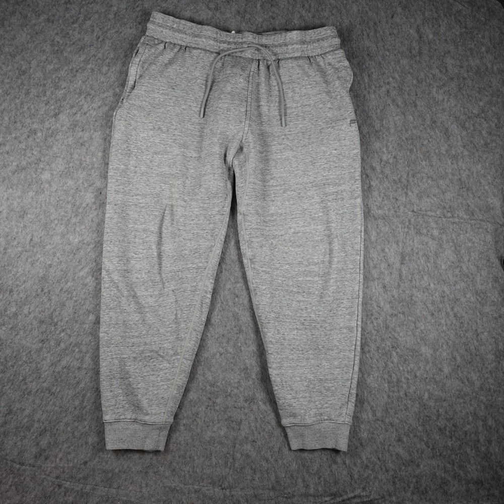 Fabletics Pant Womens Extra Large Gray Heathered Drawstring Elastic Waist Jogger